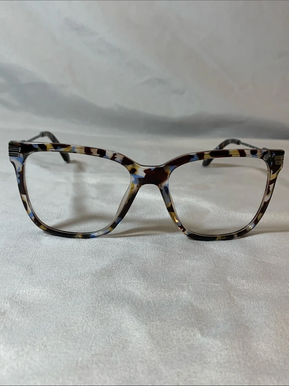 NEW Quay Australia Wired Remixed 126 Tortoiseshell Sunglasses Clear Lenses